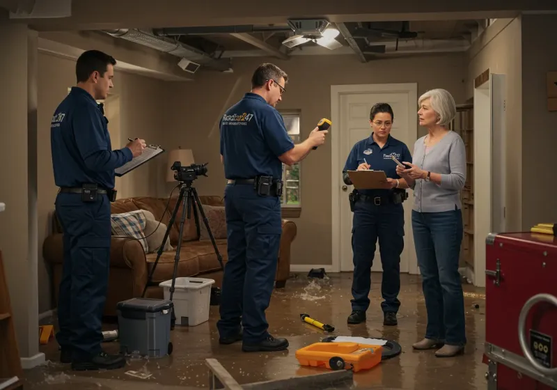 Water Damage Assessment and Insurance Documentation process in Fox Island, WA